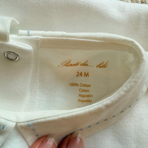 Purete du Bebe onesie size 24mo - Picture 2 of 3